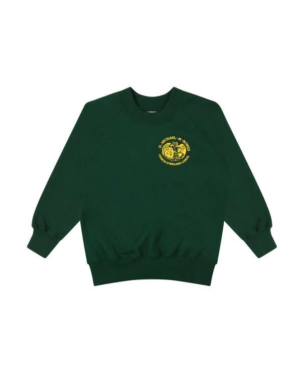 Girls Crew Neck Sweatshirt Emb Logo